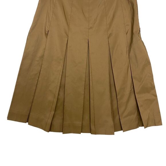 Per se Silk Blend Pleaded Circle Modest Skirt Women's Size 2 - Picture 3 of 6